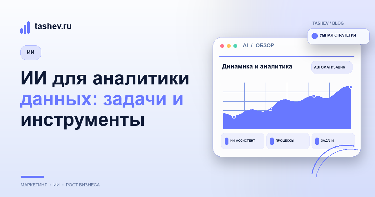 ИИ для аналитики данных: задачи и инструменты