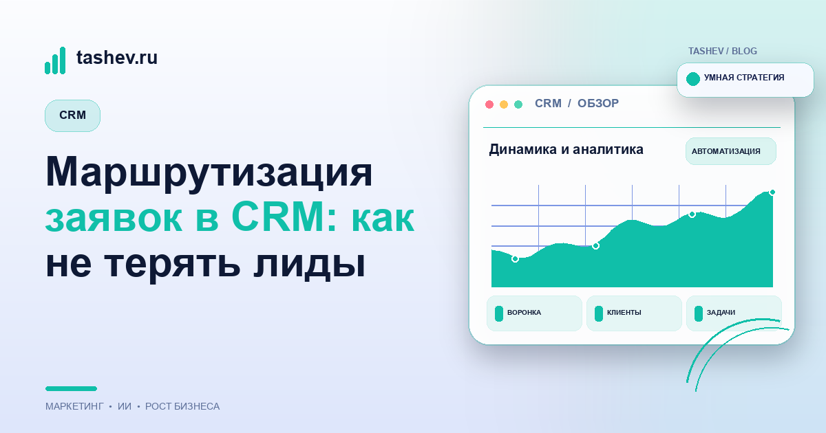 Маршрутизация заявок в CRM: как не терять лиды
