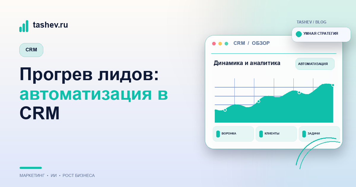 Прогрев лидов: автоматизация в CRM