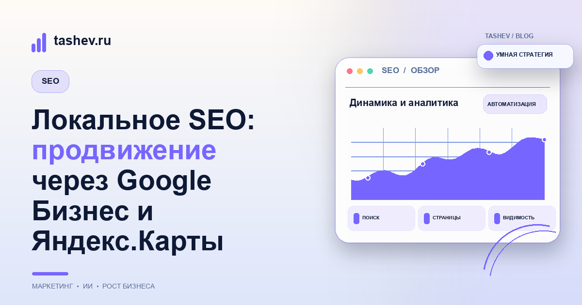 Локальное SEO: продвижение через Google Бизнес и Яндекс.Карты