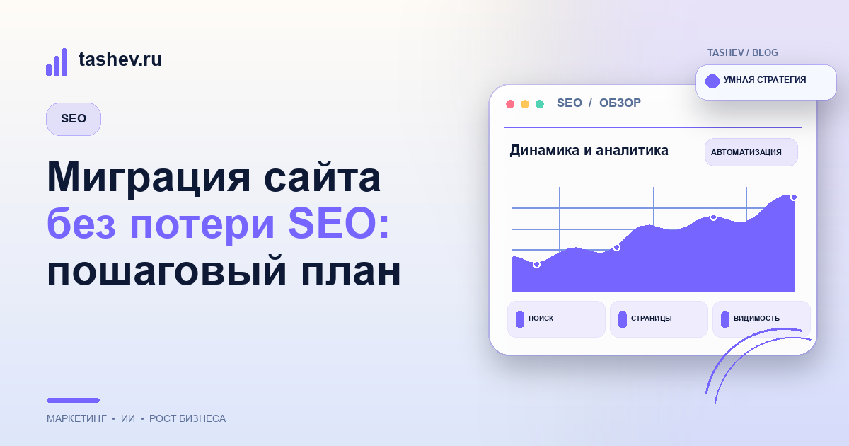 Миграция сайта без потери SEO: пошаговый план
