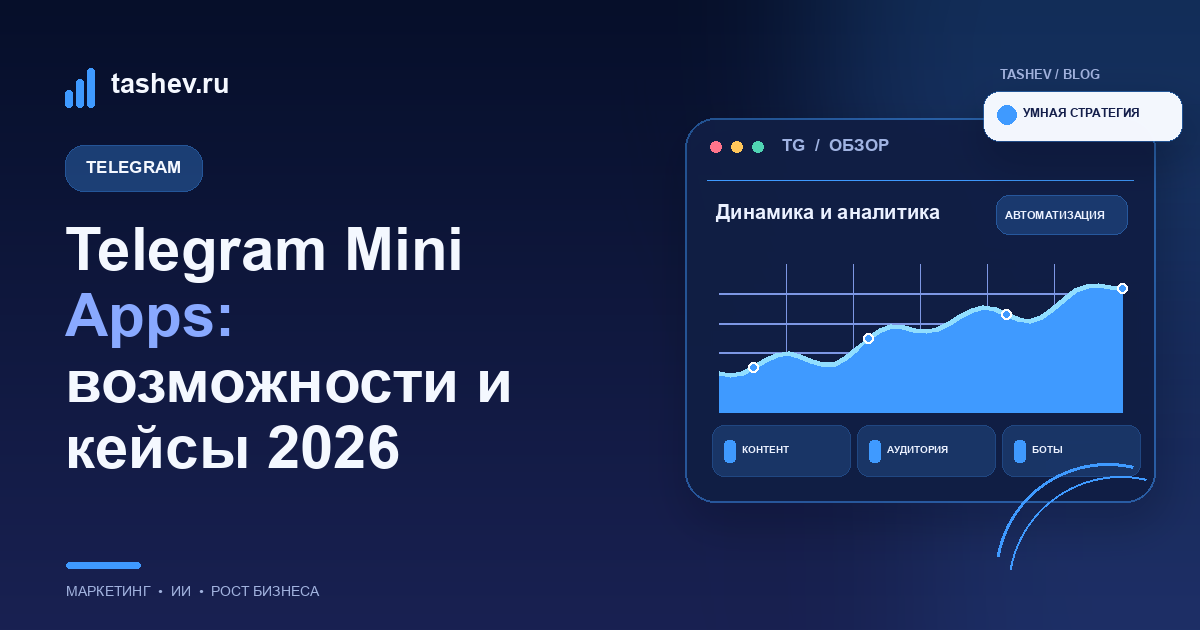 Telegram Mini Apps: возможности и кейсы 2026