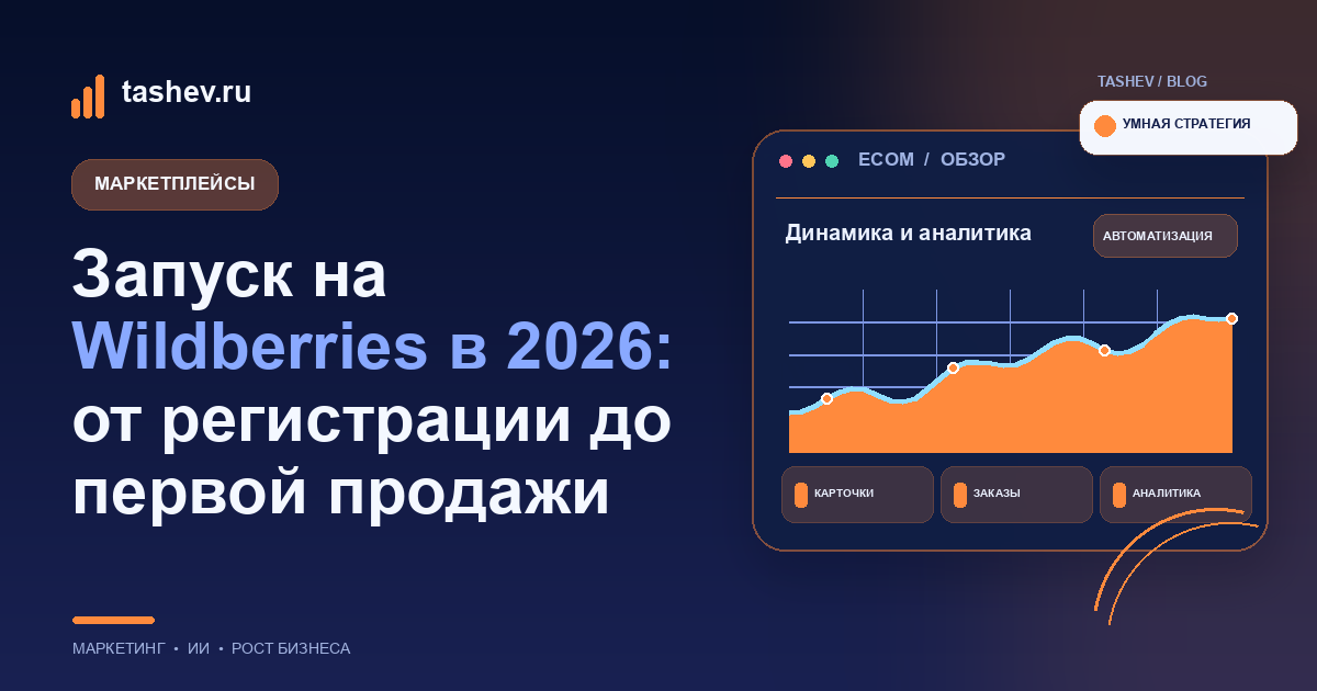 Запуск на Wildberries в 2026: от регистрации до первой продажи