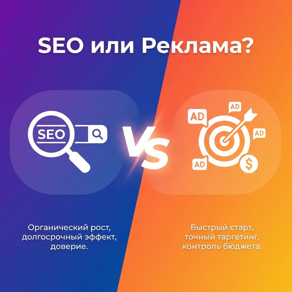 SEO или реклама: что выбрать